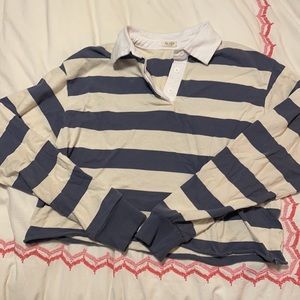 John Galt cropped rugby Shirt